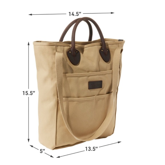 LL BEAN Black Tote Bag - Picture 4 of 4